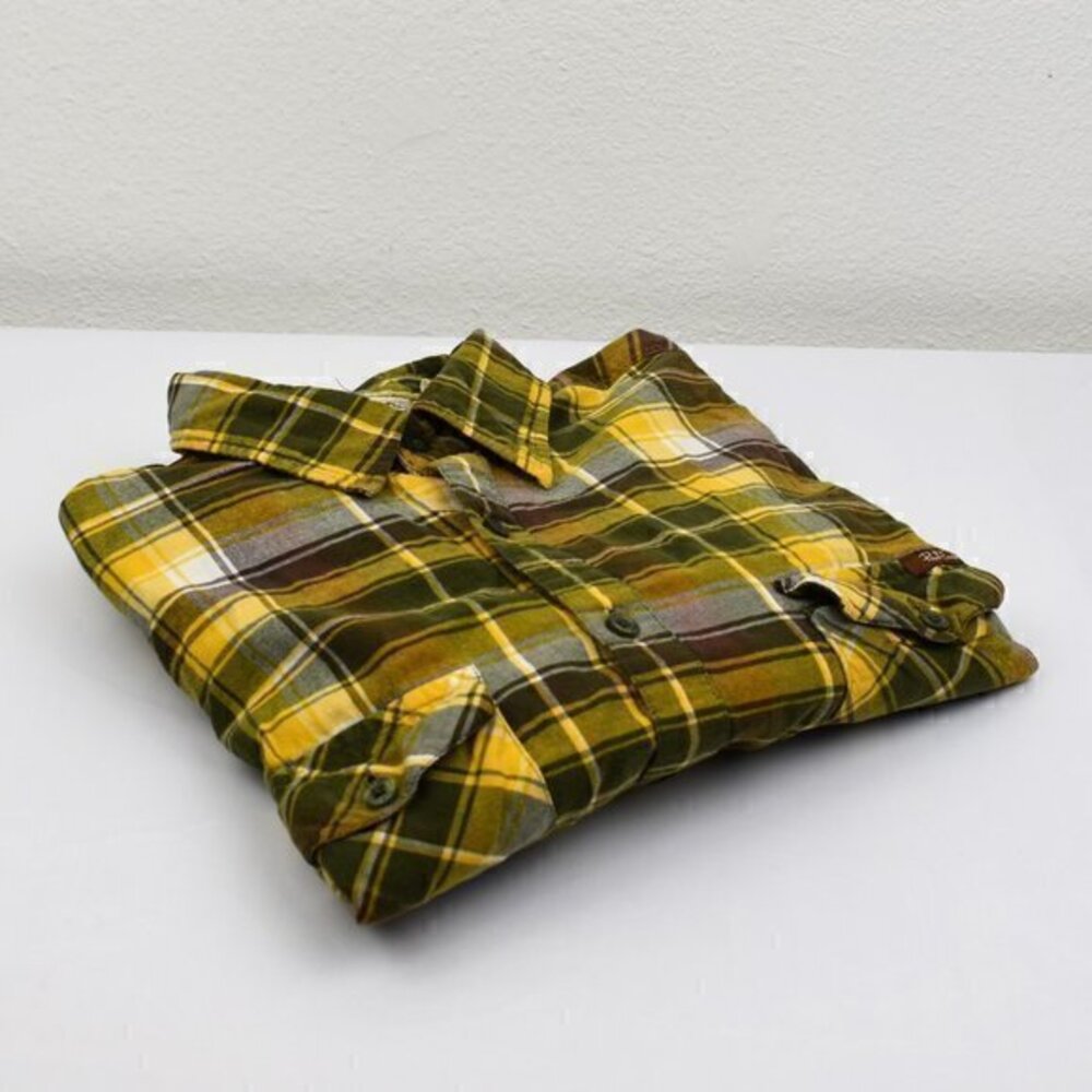Paul Frank Long Sleeve Plaid Button down Shirt‎ Size Small Gently Used Condition